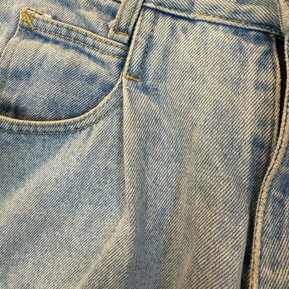 Vintage Palmetto' Jeans Wear Denim Shorts Pleated Raw Hem 11 - Picture 5 of 13